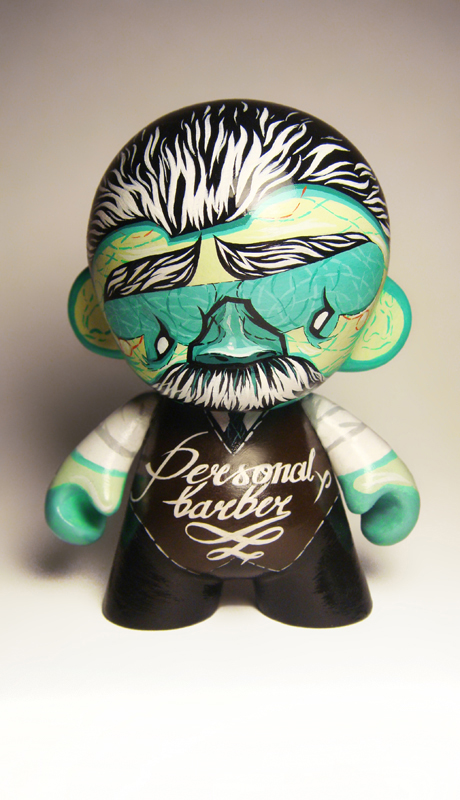 DIY Munny customizing Custom barber toy vinyl toy street awards street awards belarus Khvostov KHVOOOSTOV KHVOOOSTOV X