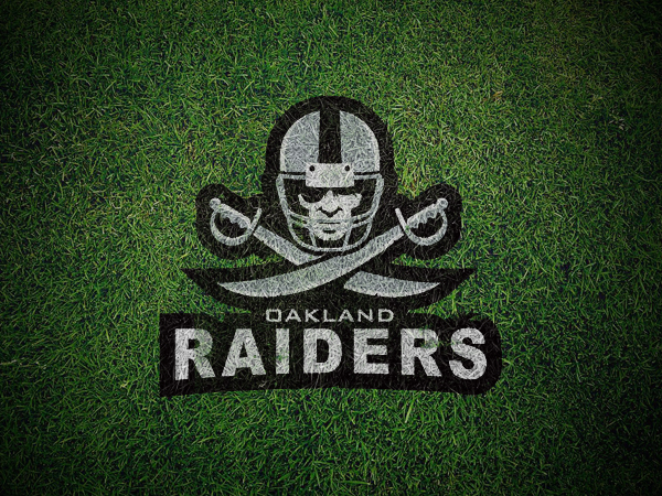 sports oakland raiders football nfl black White logo Illustrator photoshop Sword team uniform