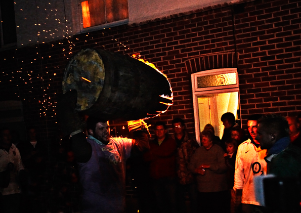 Tar barrels Otterly St Mary bonfire night guy fawkes november the 5th