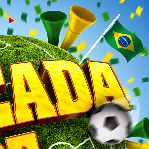 Copa world cup world cup copa do mundo Bola futebol festa torcida Vuvuzela soccer Brasil Brazil