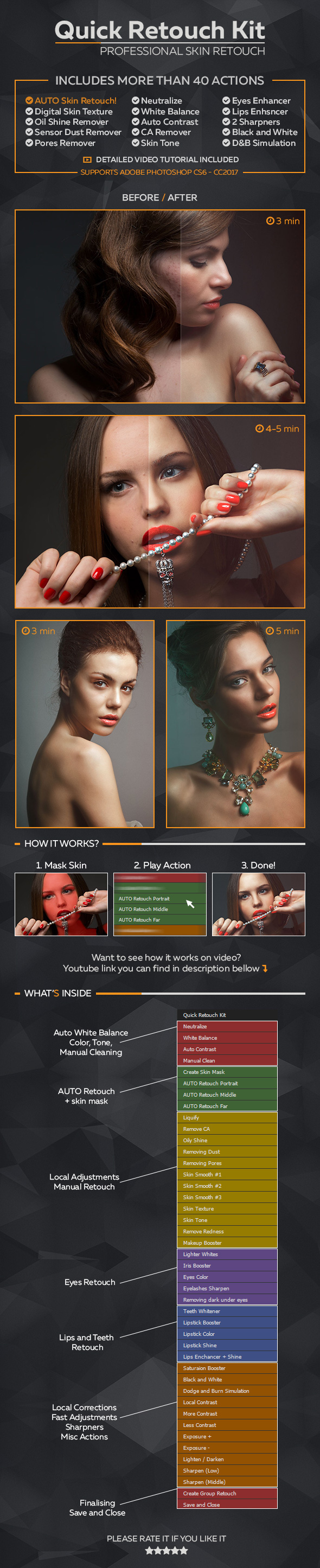 photoshop actions retouch retouching 