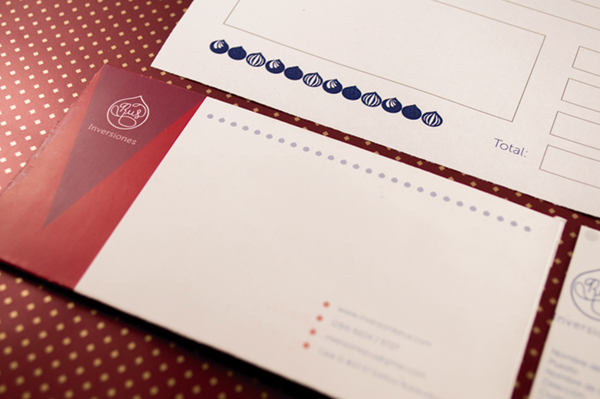 Stationery brand graphic system business Investments Rus Project pictograms portfolio printed design