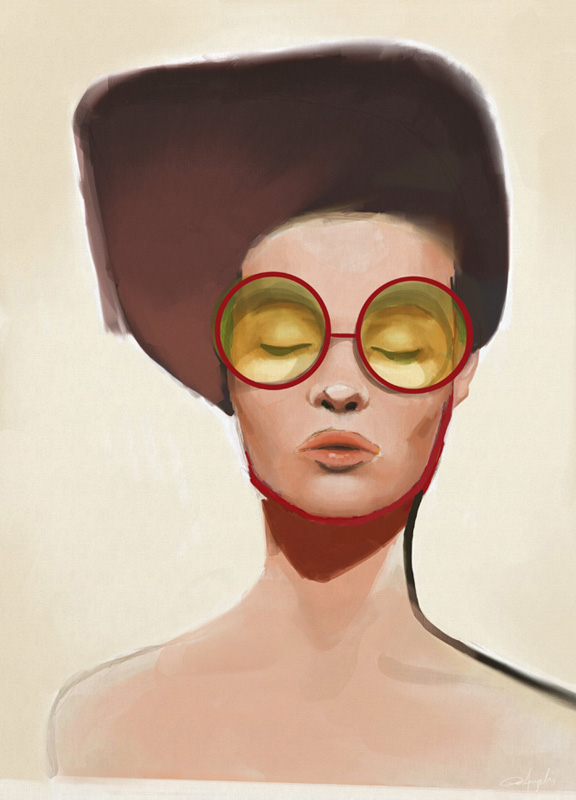 woman vintage pop Sunglasses