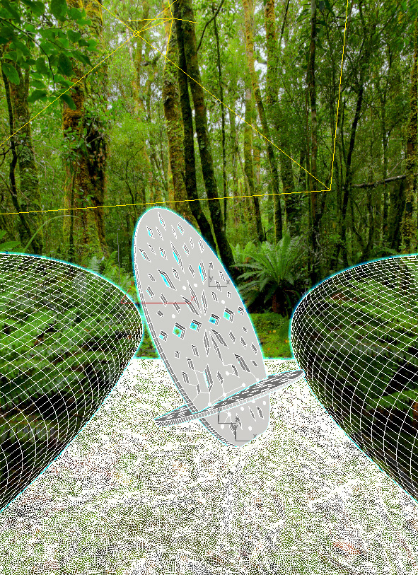 DW design weekend Poltrona fuksas seduta chair armchair floresta Tropical forest 3D photoshop vray casa&mercado