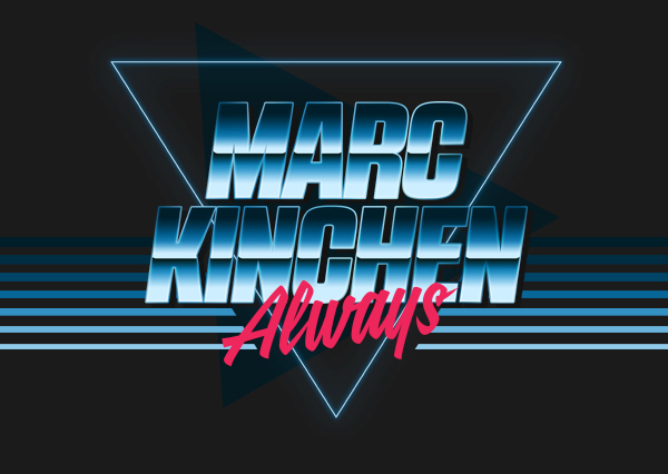 Retro old 80s eighties chrome future futuristic Album artwork cover mk marc kinchen Warp house imlanding