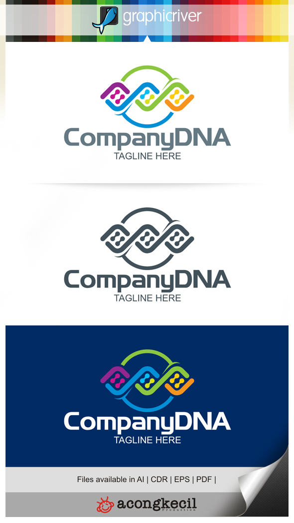 logo design academy DNA care Love people help