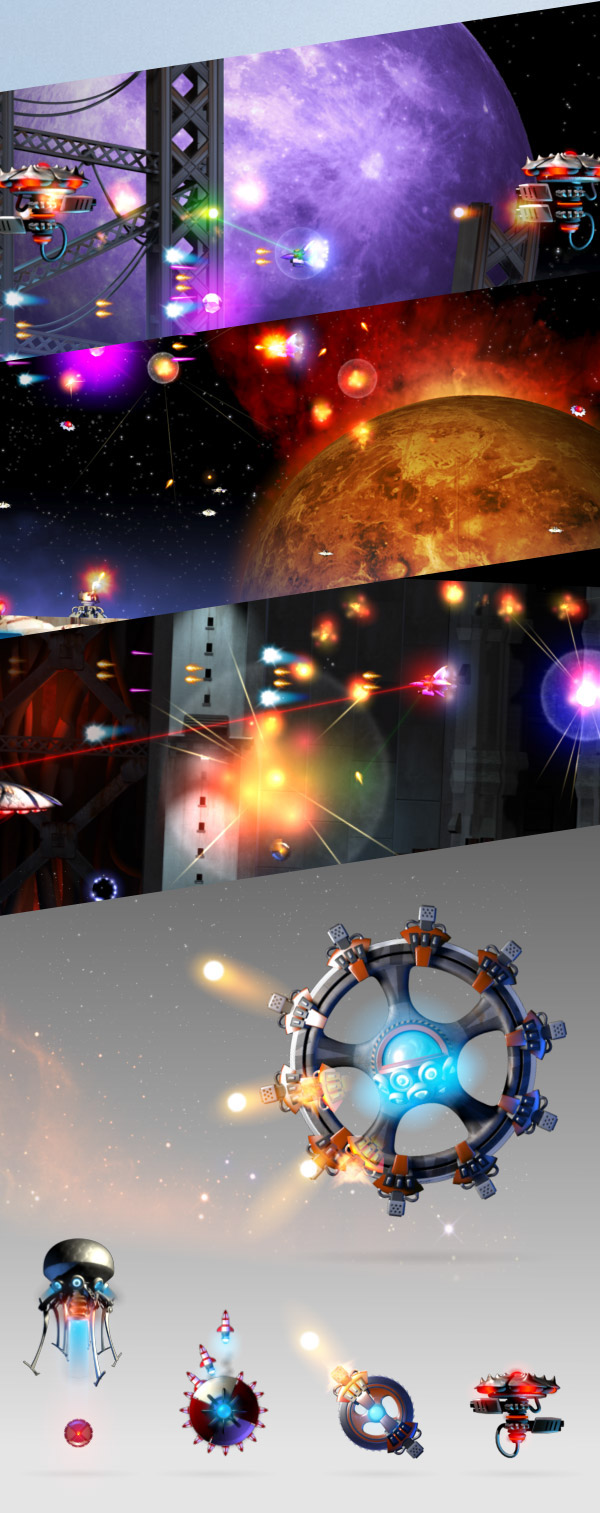 Retro game Game Art Shooter 3d modeling Scifi Fun colourfull indie indie games Game Developer Level Design