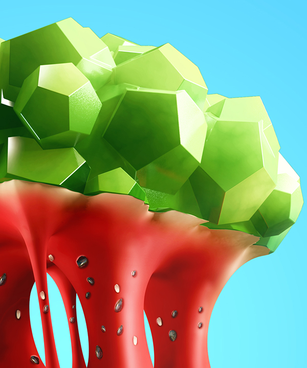 Low Poly Fruits