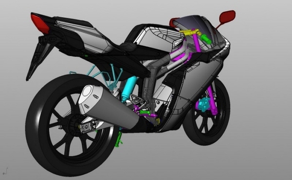 motorcycle clay cad concept bike show model modelmkaing sketch photoshop