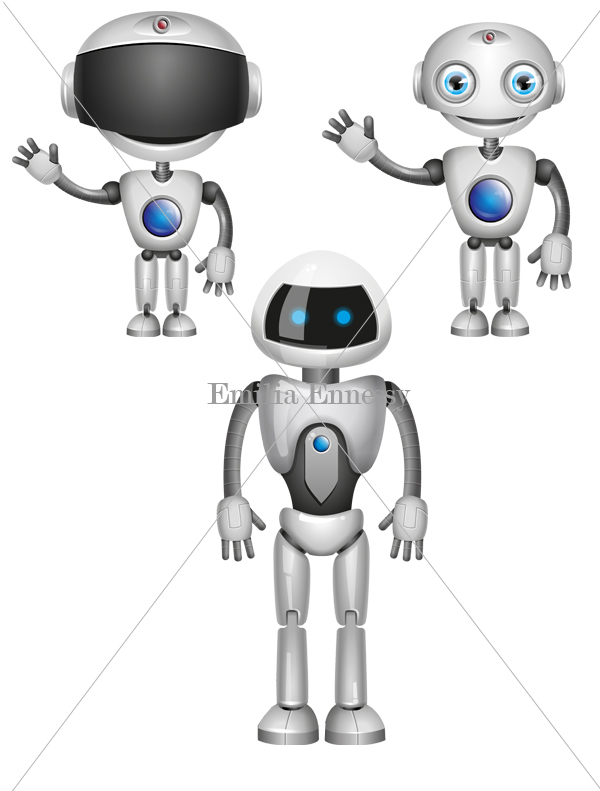Character robot Technology game
