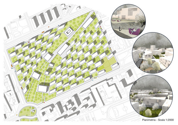 milano Lorenteggio quartiere progetto urbanistica car free low density Accessibility