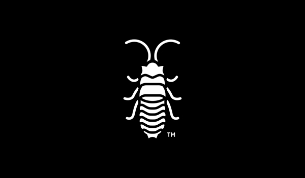 cockroach Roach logo mark vector Dubia hissing animal creature insect