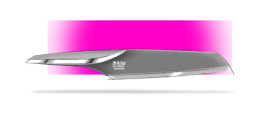 knives Cuchillos kitchen product rendering