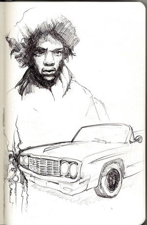 sketches sketchbook drawings roughs
