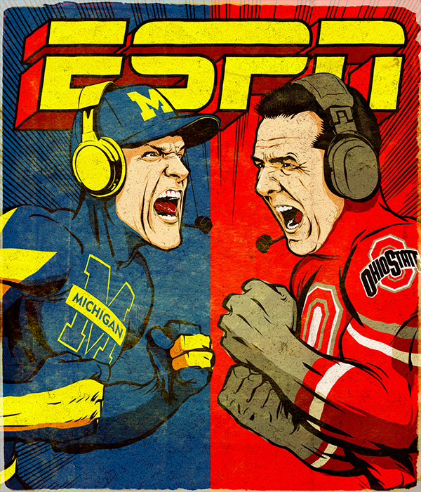 ESPN Magazine | Natural Born Rivals by Butcher Billy