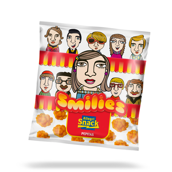 smilies smile people teenager characters Human head caricature   set group of people snack peanuts nuts Food  buiscuits