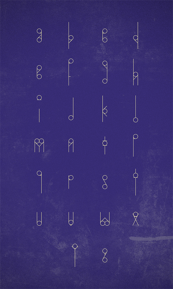 alphabet vector abstract