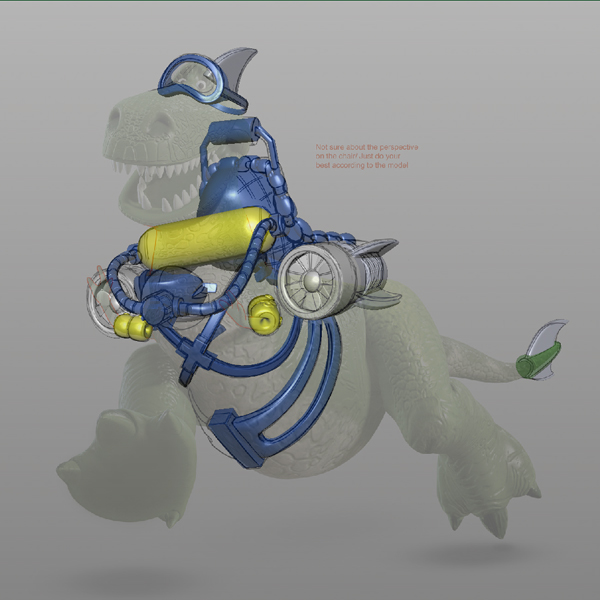 toy story woody buzz REX jessie Aqua Adventure RC's Race Composite 3d modeling photoshop