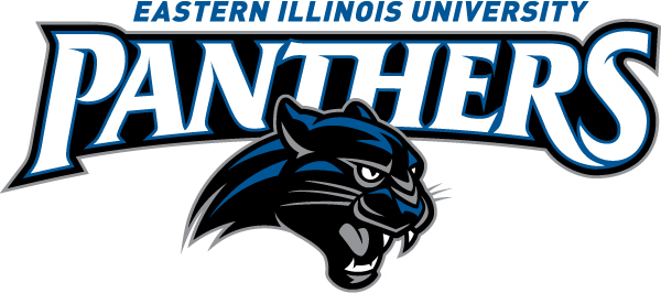 eastern illinois university panthers sports college design logo logos Collegiate Cat football Helmet black blue athletic