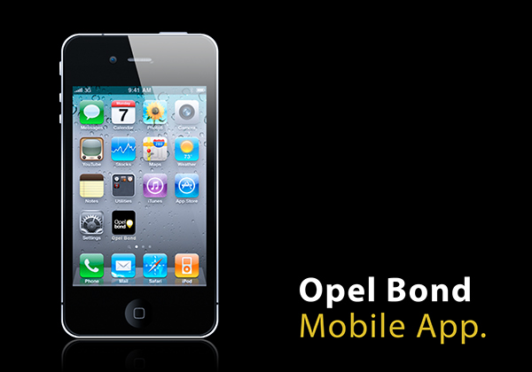 application mobile Website landing page giveaways opel Cars community network service Bonding Bond digital Web