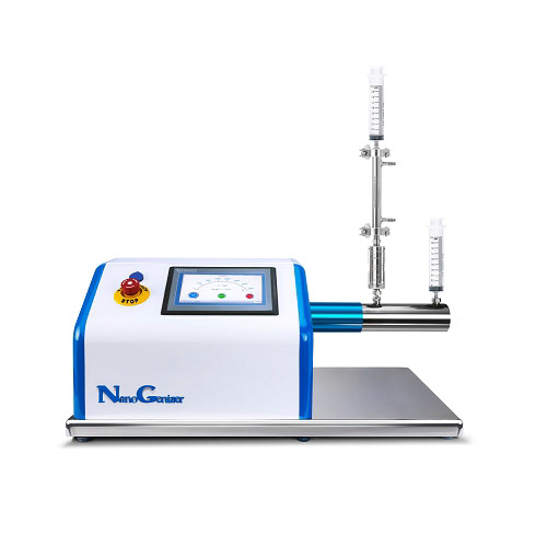 Lab Scale NanoGenizer High Pressure Homogenizer for nanomaterials and cell disruption Nanotechnology