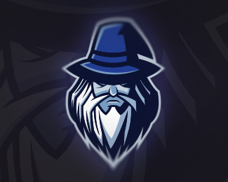 Dark Wizard Mascot Logo | For Sale