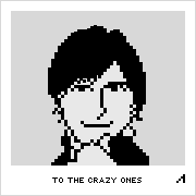 Steve Jobs print arundesign apple crazy ones Jobs steve portrait steve portrait pixel Pixel Portrait Printing posters steve poster susan kare