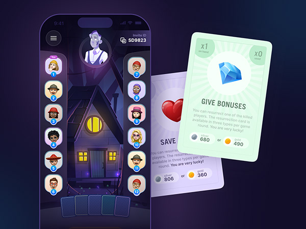 Card Game Mobile App Ui
