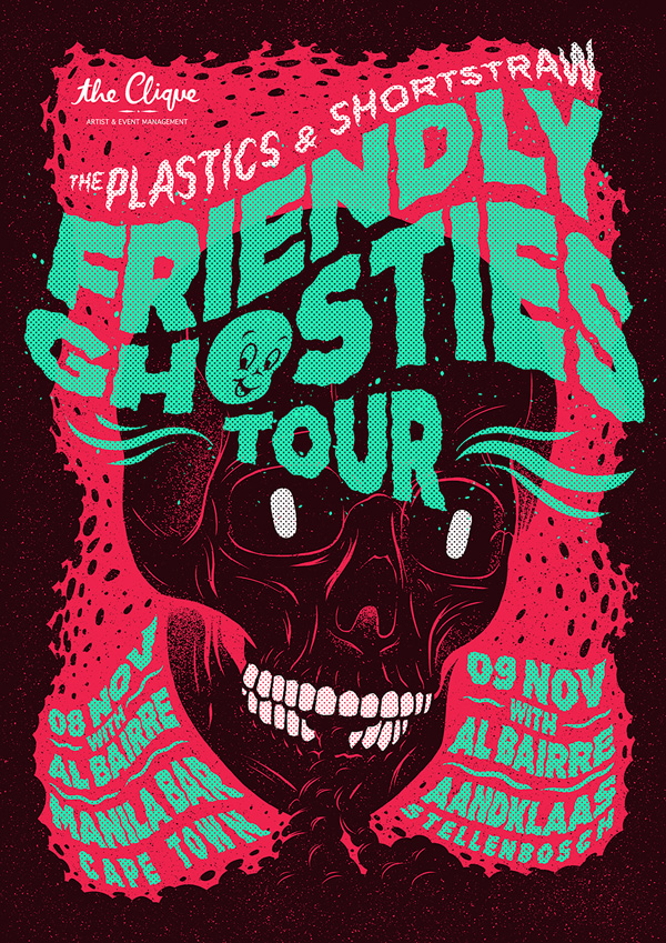 poster gig poster Tour Poster band poster ghost skull smoke music poster