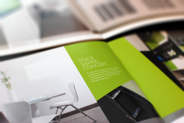 espace Office Layout brochure Catalogue logo photography direction furniture storage