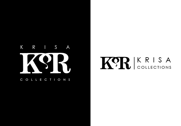 identity krisa krisa collections Stationery logo