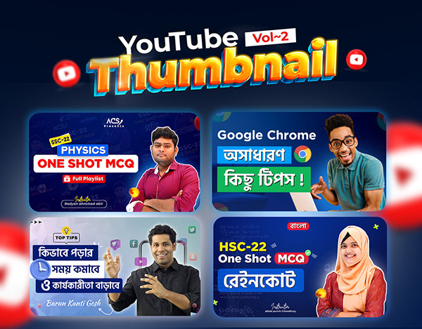 Creative Youtube Thumbnail Design | Youtube Banner