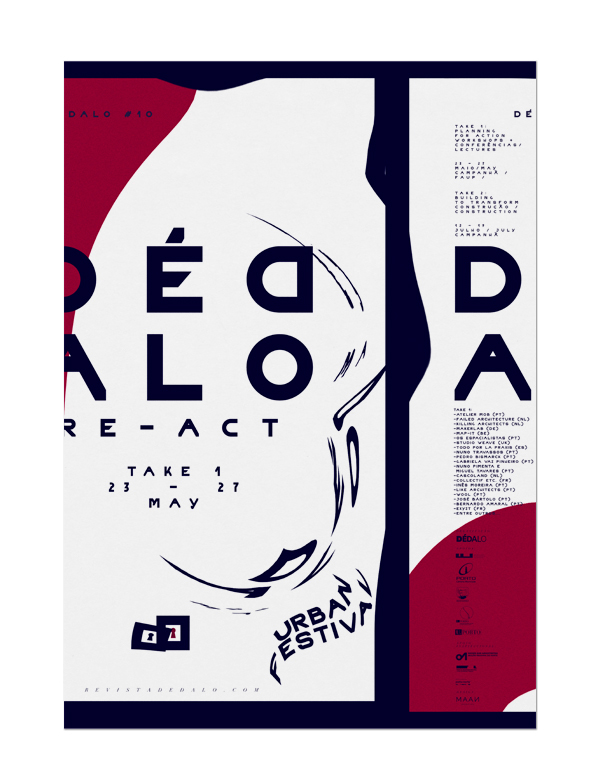 Dedalo maan re-act Urban fest festival lectures campanha red brochure Take 1  dedalo 10