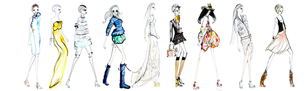 Fashion Illustration Portfolio on Behance