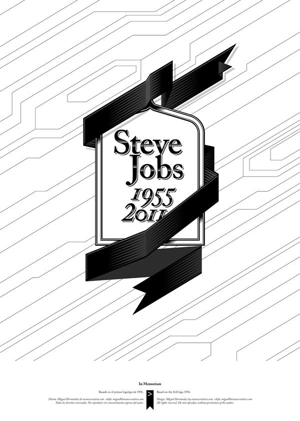 lettering tipografia miguel hernandez avance creativo Steve Jobs Wallpapers fine art