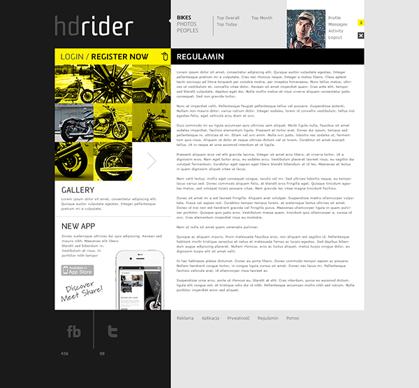 rider fdrider iPad ios www Web web-design ux UI