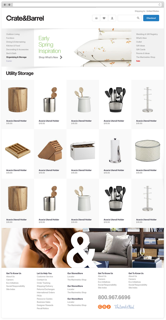 furniture redesign pitch parallax fine products marketing   campaign Ecommerce store