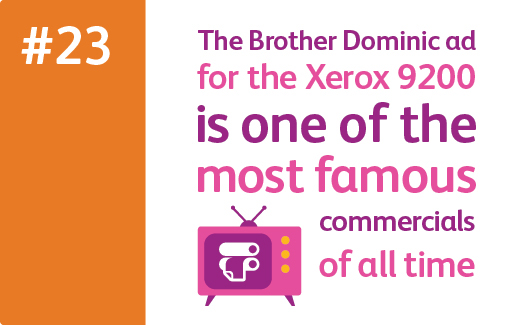 Xerox history info graphics poster