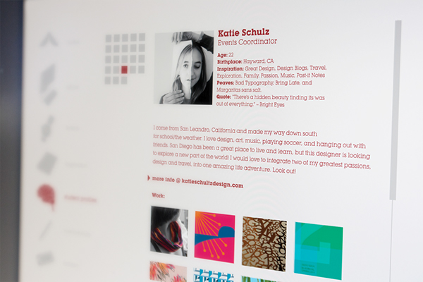 Adobe Portfolio San Diego state university student aiga