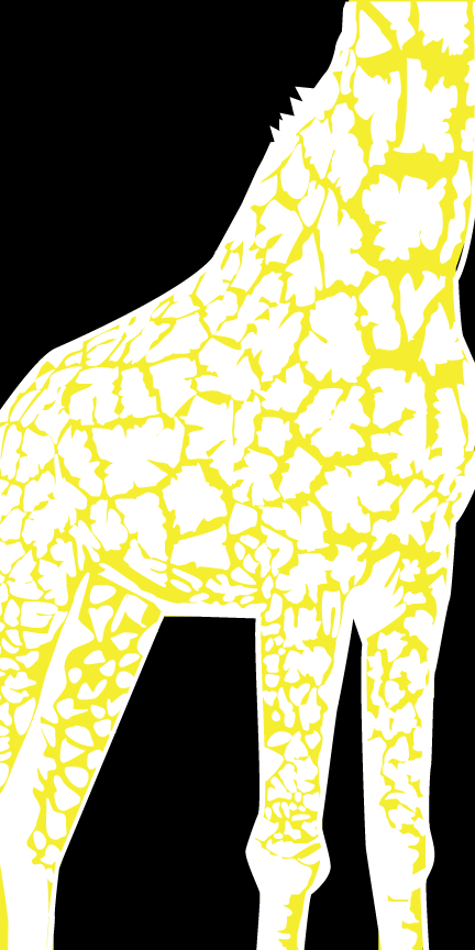 giraffe zoo print animal pattern Pen tool crop