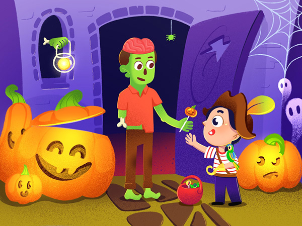 Halloween Illustration / Children Illustration