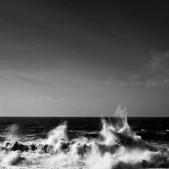 water sea seascapes waves black White