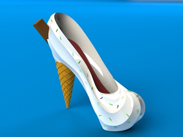 The Ice Cream Cone Shoe on Behance