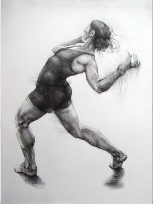 DANCE   Pencil drawing movement contemporary dance