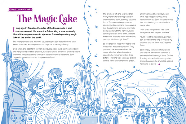 "The Magic Lake" Storytime Magazine.