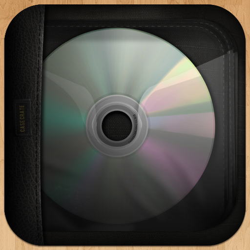 CD Compact Disc Icon ios android wood plastic leather dark reflection blue silver green purple pink