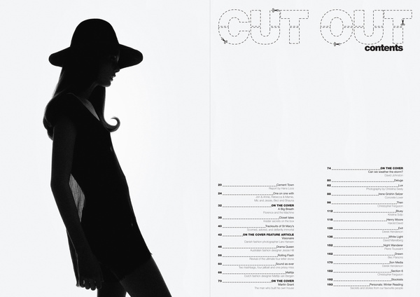Cut. Out magazine editorial print Work 