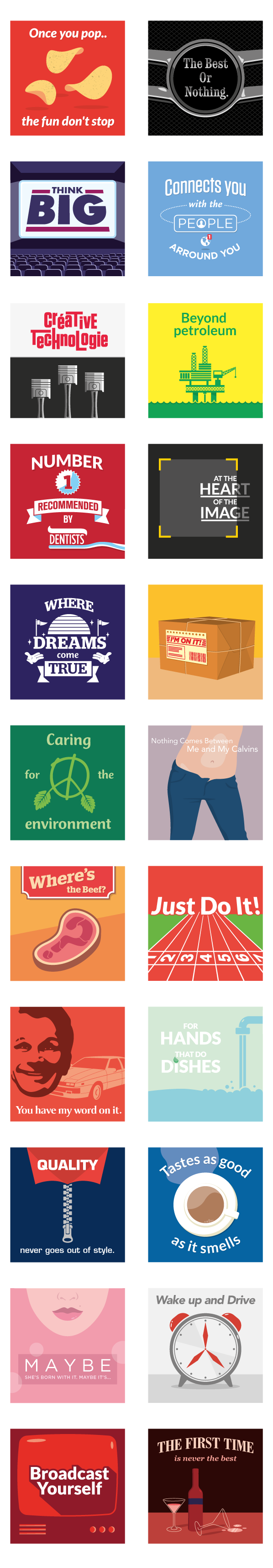 Guess The Slogan Quiz Game On Behance
