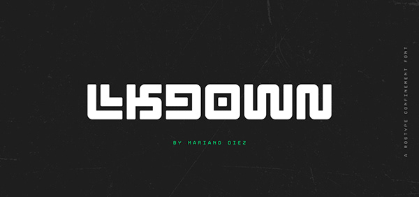 Lkdown | Free font