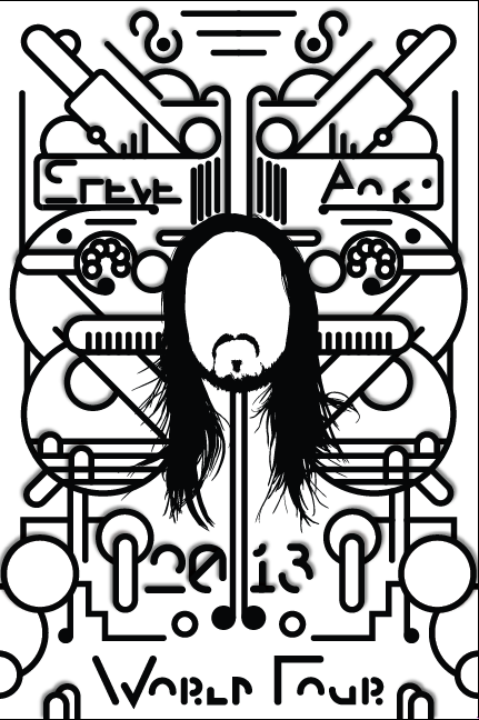 byvm Blank You Very Much steve aoki poster contest